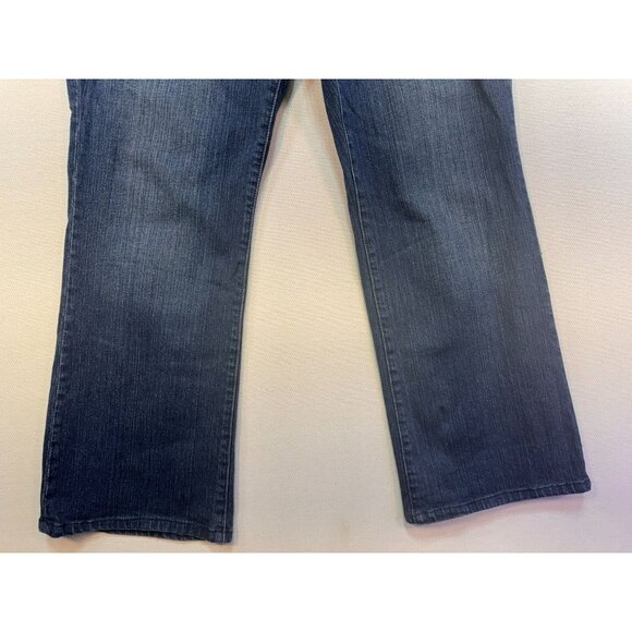 Additions By Chicos Womens Bootcut Jeans Size 14 (2.5) Reg Blue Denim Stretch - Picture 5 of 10